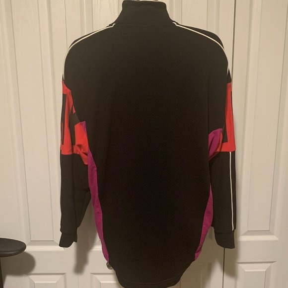 Colour Block Quarter Zip Extra Long Sweater - Picture 3 of 8